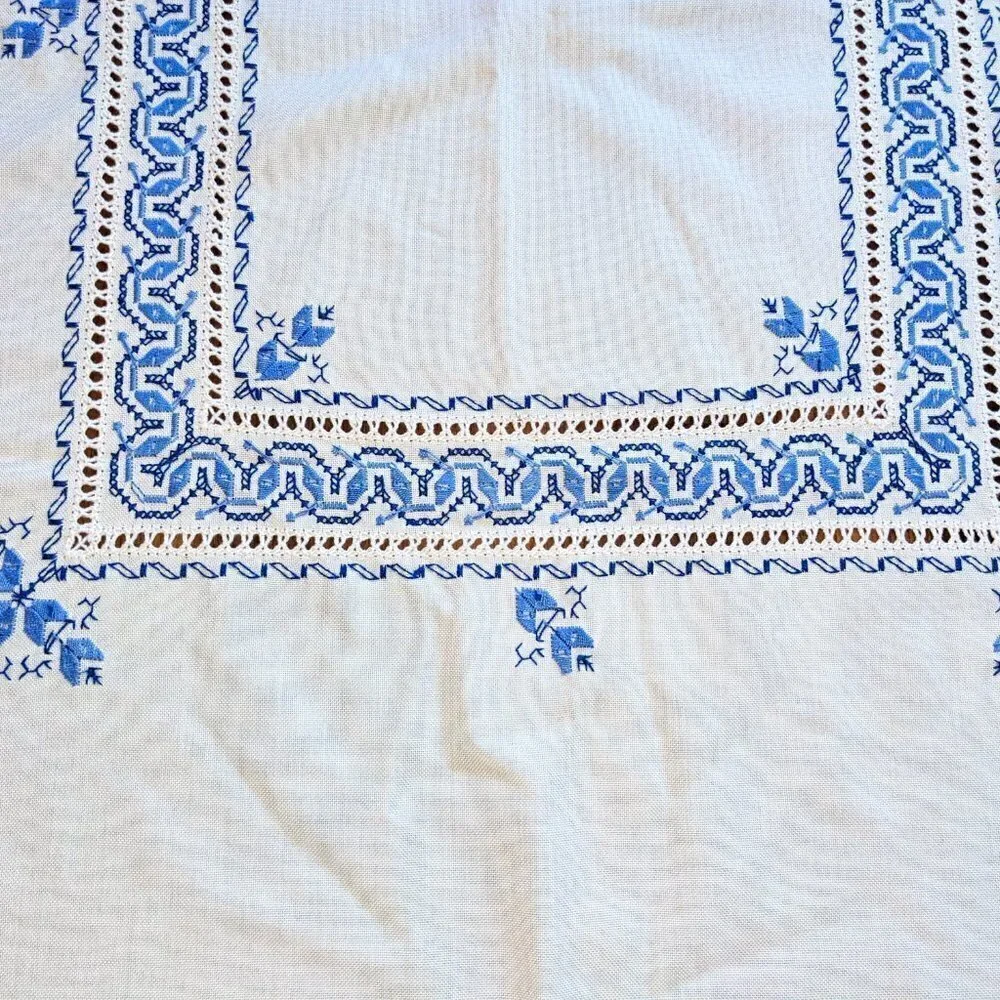 Vintage picturing blue
